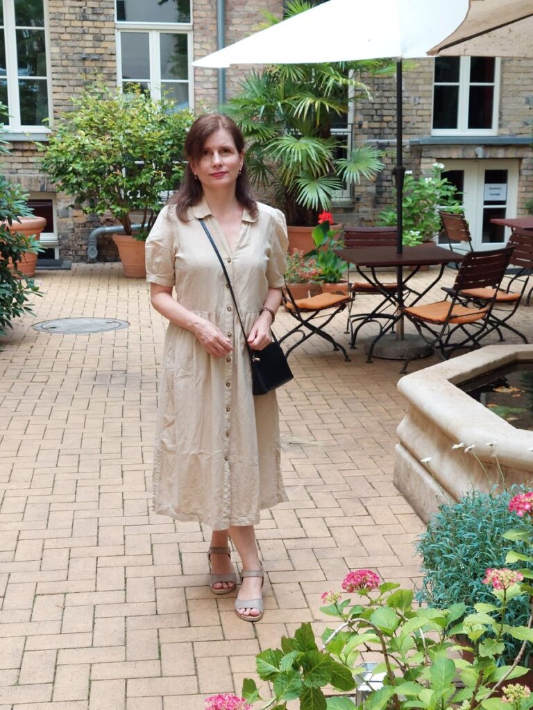 Garten im Innenhof des Boutique Hotels Garden Living in Berlin